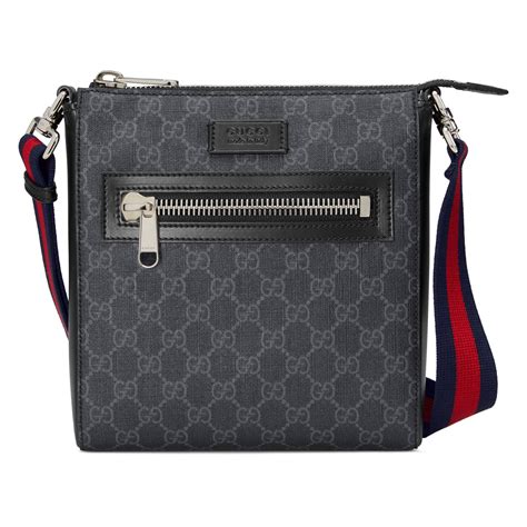 gucci crossbody bag men black|gucci shoulder bag for men.